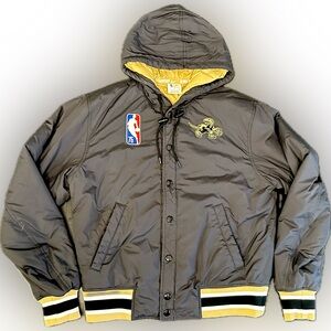 Toronto Raptors Rare NBA City Edition  Black And Gold Nike Small Jacket